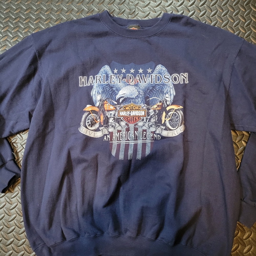 Harley Davidson crew neck